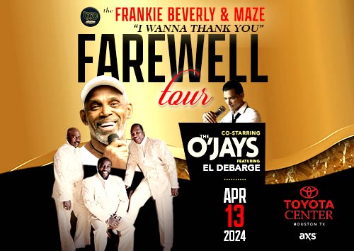 Frankie Beverly Farewell Tour April 13