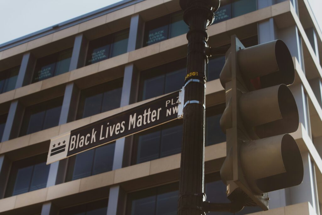 Bowser Black Lives Matter Plaza pictured: Black Lives Matter Plaza