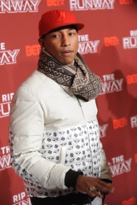 NEW YORK - FEBRUARY 21: Hip-hop artist Pharrell WIlliams attends BET's 'Rip the Runway' at The Manhattan Center on February 21, 2008 in New York City. (Photo by Brad Barket/Getty Images)