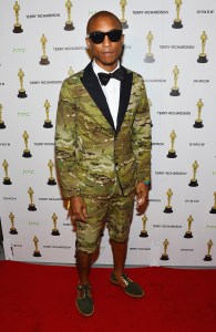MIAMI BEACH, FL - DECEMBER 07: Pharrell Williams attends the OHWOW & HTC celebration of the release of "Terrywood" with Terry Richardson at The Standard Hotel & Spa on December 7, 2012 in Miami Beach, Florida. (Photo by Frazer Harrison/Getty Images for HTC)