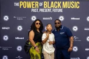 Terica Roberts, Grayson Roberts and Willie "Prophet" Stiggers