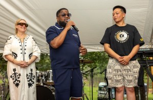 Ann Haggart, Willie “Prophet” Stiggers and Melody Khlok