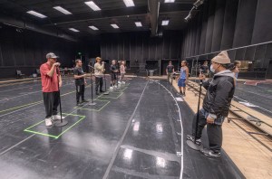 Backstreet Boys rehearse for Sphere Residency.