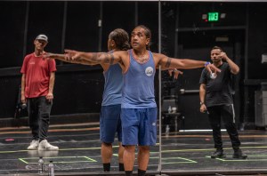Backstreet Boys rehearse for Sphere Residency.