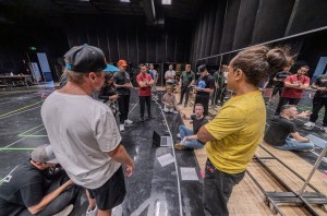Backstreet Boys rehearse for Sphere Residency.