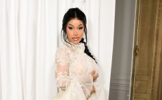 Cardi B at Ashi Studio show as part of Haute Couture Fall/Winter 2025 on July 08, 2025 in Paris, France.