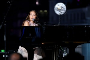 Laufey performs at The Drop: Laufey – A Special Benefit Program at The GRAMMY Museum L.A. Live on August 20, 2025 in Los Angeles, California.