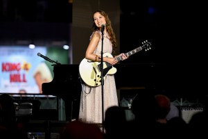 Laufey performs at The Drop: Laufey – A Special Benefit Program at The GRAMMY Museum L.A. Live on August 20, 2025 in Los Angeles, California.