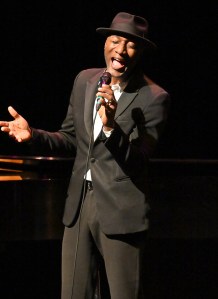 Aloe Blacc during "Alan Bergman: An Evening Celebrating an Extraordinary Life" at The Eli and Edythe Broad Stage on September 11, 2025 in Santa Monica, California.