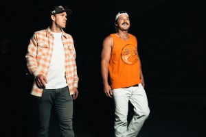 Oilers’ Connor McDavid and Morgan Wallen I’m The Problem Tour walkout on Friday, Sep. 12 in Edmonton, Alberta.