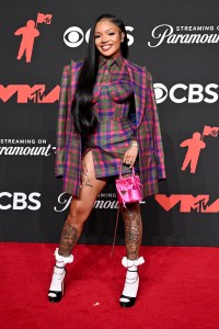 GloRilla at the MTV Video Music Awards 2025 held at UBS Arena on September 07, 2025 in New York, New York.