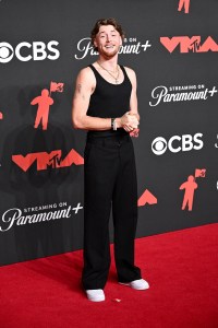Bailey Zimmerman at the MTV Video Music Awards 2025 held at UBS Arena on September 07, 2025 in New York, New York.