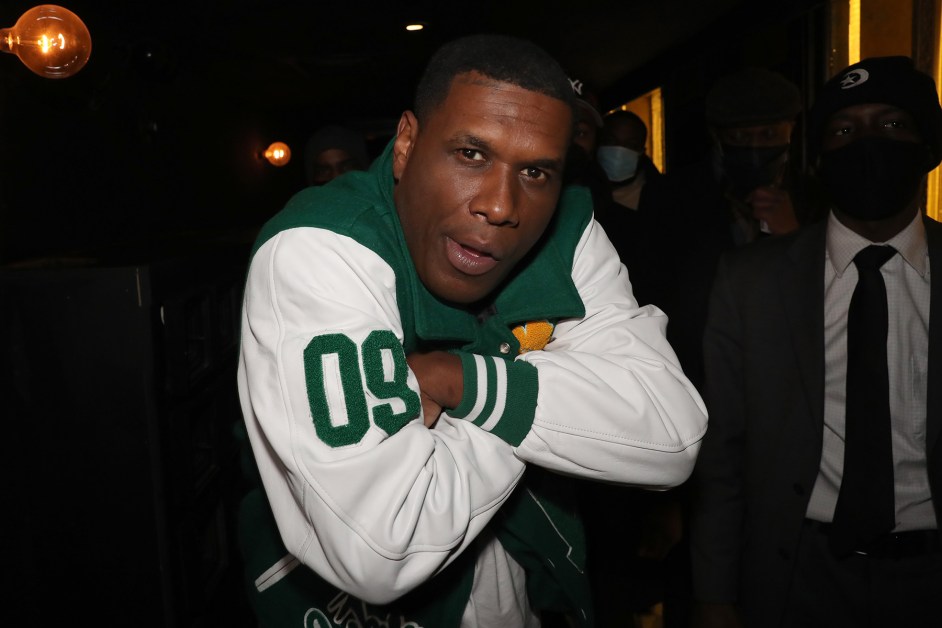 Jay Electronica backstage at Sony Hall on January 10, 2022 in New York City.