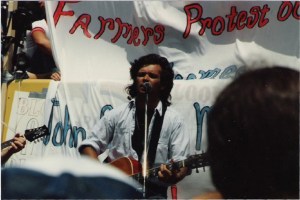 John Mellencamp performs at Farm Aid in 1986.