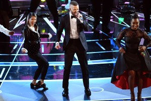 Justin Timberlake performs onstage during the 89th Annual Academy Awards at Hollywood & Highland Center on February 26, 2017 in Hollywood, California.