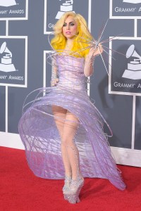 Musician Lady Gaga arrives at the 52nd Annual GRAMMY Awards held at Staples Center on January 31, 2010 in Los Angeles, California.