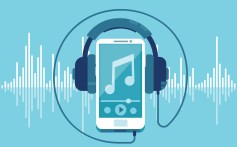 Music streaming illustration