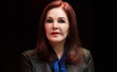 Priscilla Presley speaks at a press conference ahead of her talk show "An intimate evening with Priscilla Presley" on March 20th, 2025 in Bad Nauheim, Germany.