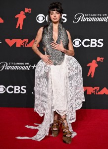 Rebecca Black at the MTV Video Music Awards 2025 held at UBS Arena on September 07, 2025 in New York, New York.